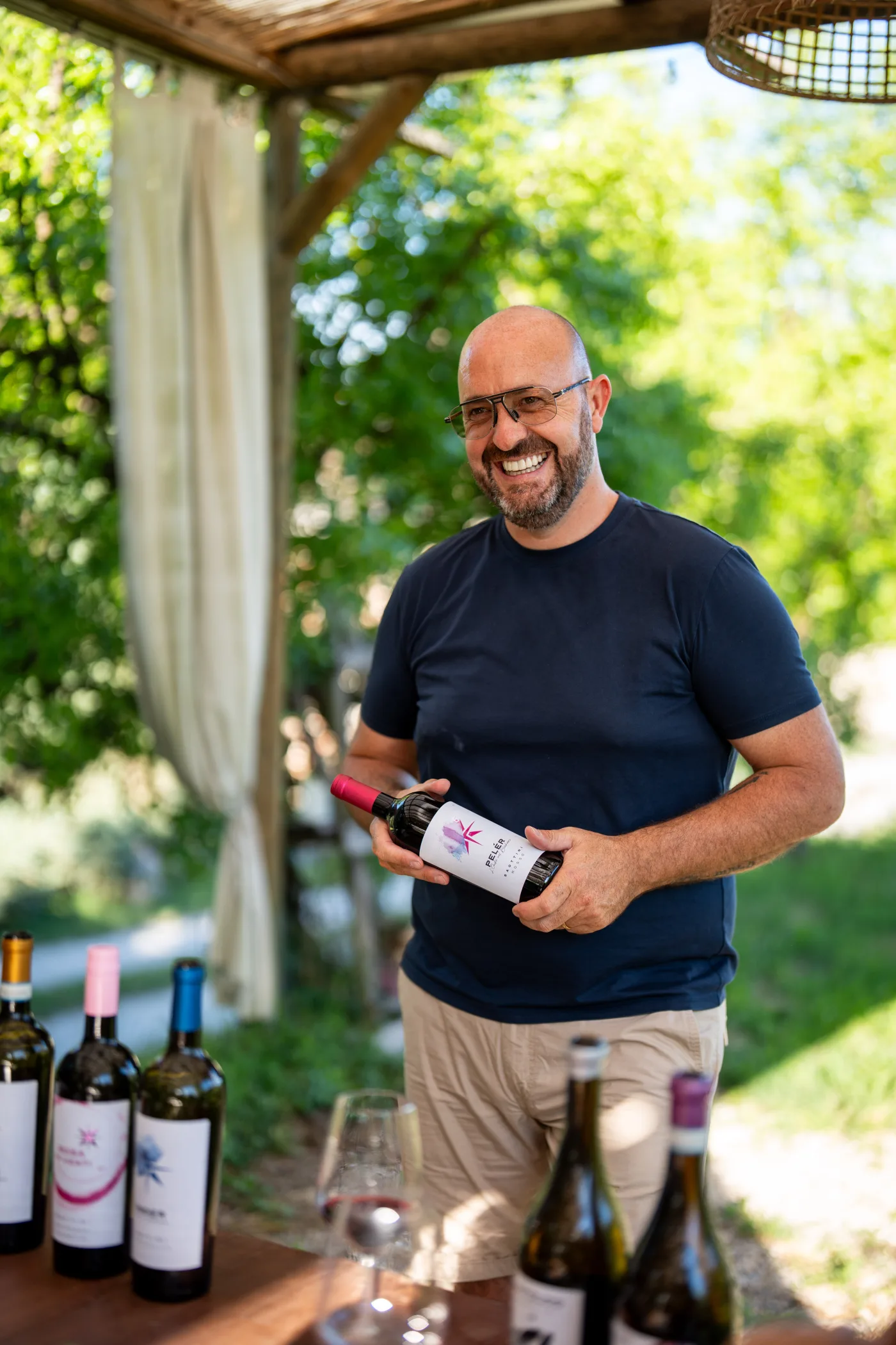 Daniele Saottini in cantina