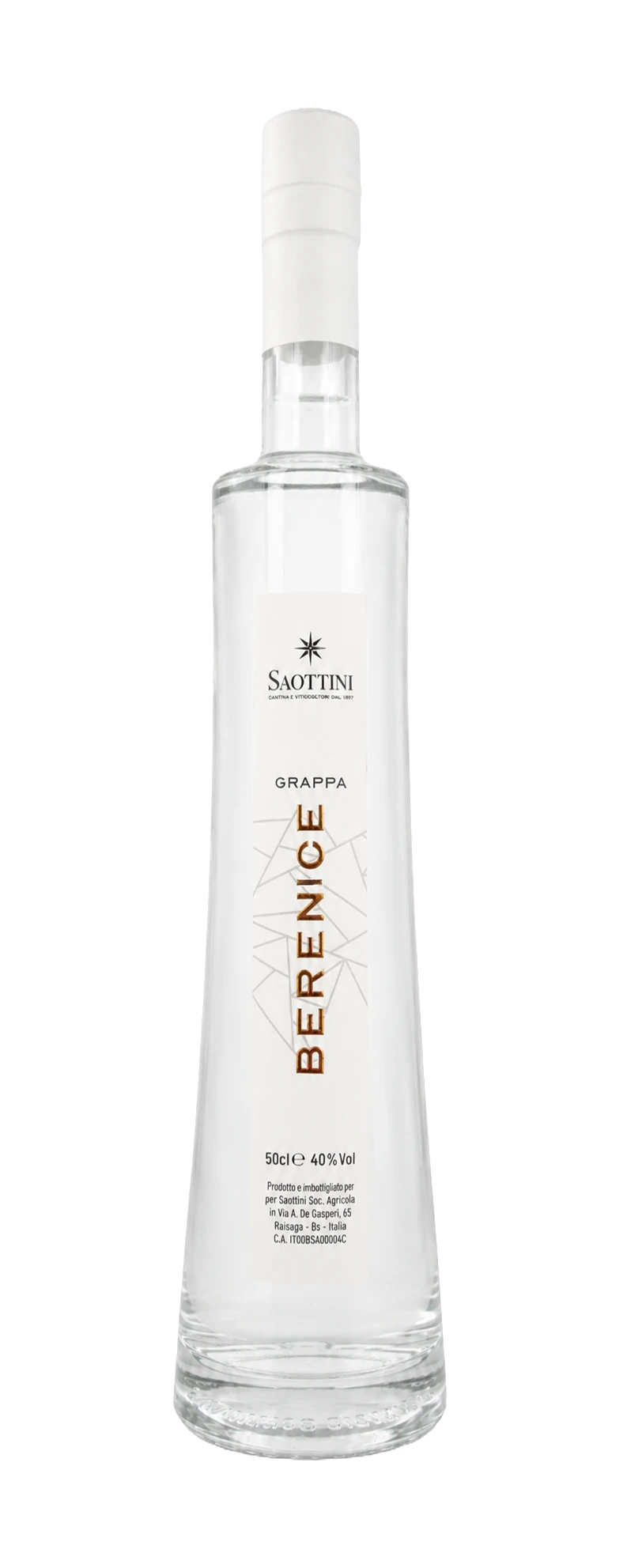 Grappa Berenice, distillato Saottini